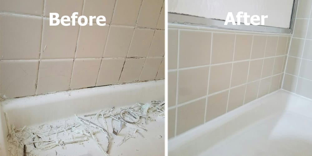 Before & After - Regrouting — Central NJ