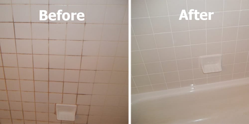 Before & After - Regrout Before & After